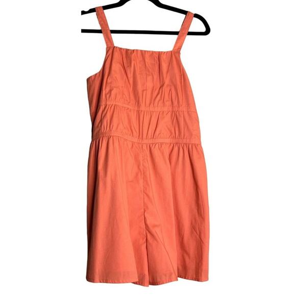 NWT Abercrombie Kids Orange Sleeveless Romper Girl Size 15 / 16 Spring Summer Fa - Picture 1 of 6